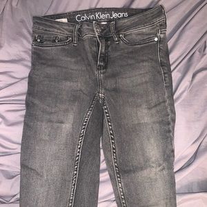 Calvin Klein grey skinny jeans